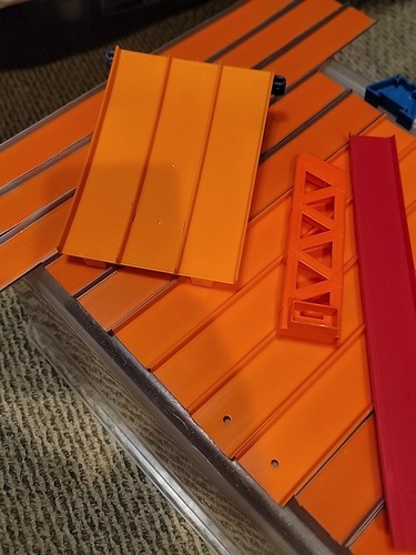 Hot Wheels Lot 19 Parts Track Loop Base Ramp 3-Wide 2002 - Picture 7 of 7