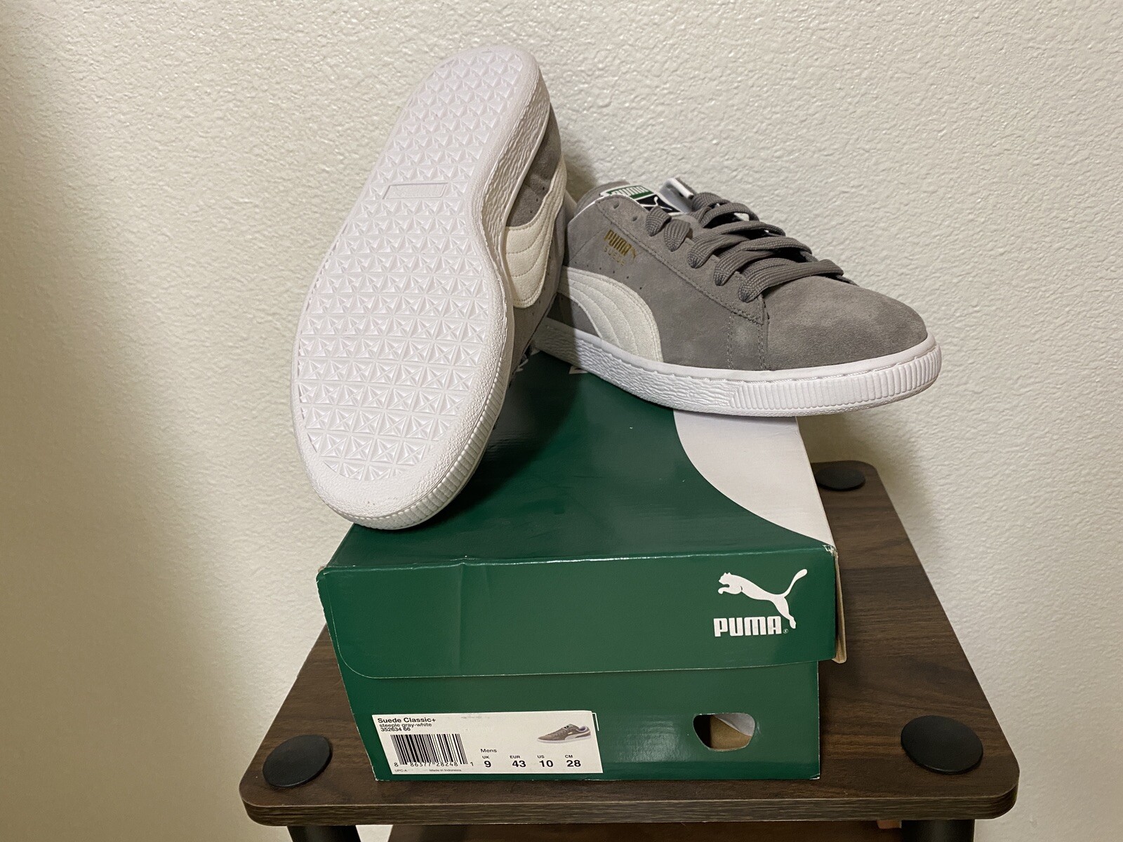 puma suede classic steeple gray
