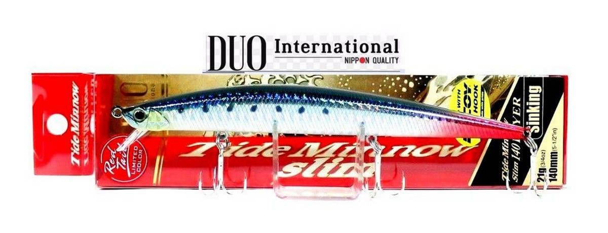 Tide Minnow スリム140 21g フライヤー 5本セット DUO TIDE MINNOW SLIM FLYER 140 Hard Lure Sinking Spinning