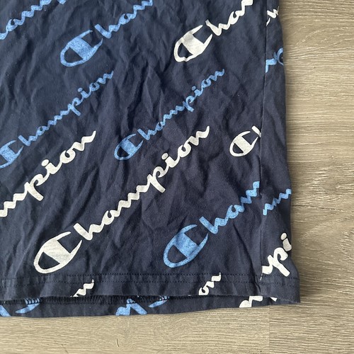 Champion Boys Large L Short Sleeve Tee All Over Print T-Shirt - Picture 2 of 5