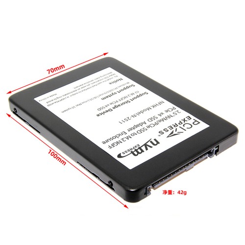 2.5in NVMe/PCI-E SSD To M.2 NGFF PCIe X4 SSD Adapter Enclosure PCI Express S Set - Picture 6 of 6