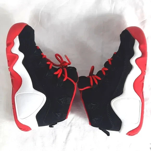 Fila Leather Suede Little Kids Shoes Size 11 Black Red White High 3bm00627-014 - Image 3 of 4