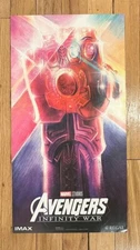 Avengers Infinity War Gauntlet Poster Regal IMAX