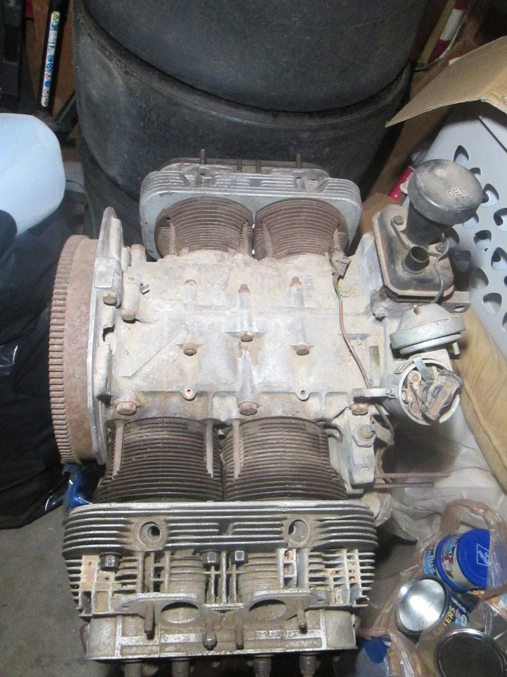 Motor bloque largo Porsche 914 1975 2 litros número de serie gira con compresión Foto 3 de 4