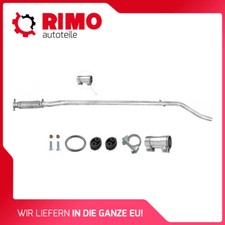 für Fiat Punto 1.2 44kW (1999-2009) Mittelrohr Mit Montagesatz Rohr Auspuff
