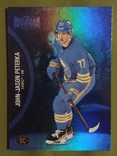 J. J. Peterka 21-22 Skybox Metal Universe Blue Spectrum Rookie #186 - Sabres
