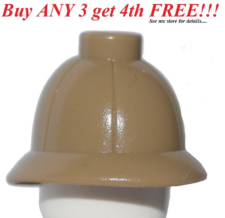 ☀️NEW Lego Explorer Dark Tan PITH HELMET Safari Hat Explorer