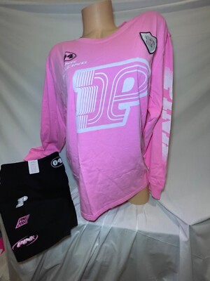 T-shirt Victoria's Secret PINK – Miami Hurricanes – Strass – Manches Longues – NEUF