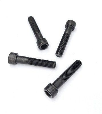 4x FKE 12mm M12 x 1,25mm 60mm Feinteilung Zylinderkopfschraube Schraubkappe 12,9