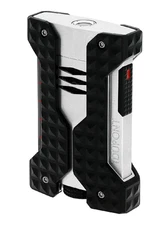 S.T. Dupont Windproof Soft Flame Defi Brushed Chrome Lighter W21324 New In Box