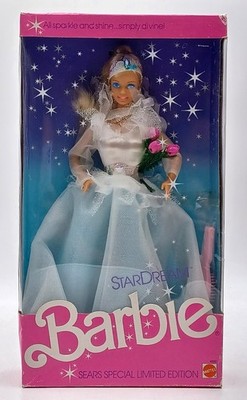 Vintage 1987 Star Dream Barbie Puppe / Sears Special Edition / Mattel 4550, NrfB