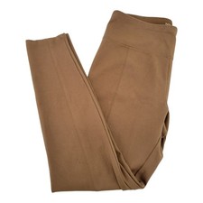 Harve Bernard Brown Tan Yoga Leggings Pants Women's Size Medium