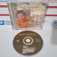 Jose Luis Perales Solo Lo Mejor 20 Exitos CD 2001 Latin Pop Balada Greatest Hits