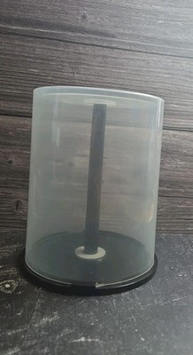 Empty 100 DVD CD Blu-ray Plastic Cake Box Spindle Container Twist Lock