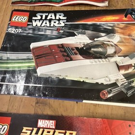 LEGO Star Wars: 6207 A-Wing Fighter And Others Instructions Only Lot Of 4