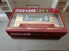 Maxell UDS-II 60 High Bias Type II Audio Cassette Tape New Sealed