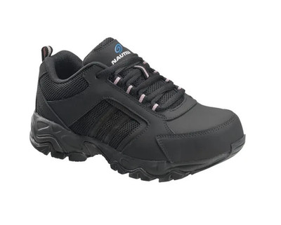 Nautilus Women's Oxford Composite Safety Toe Sneaker Shoe Footwear Black N2150