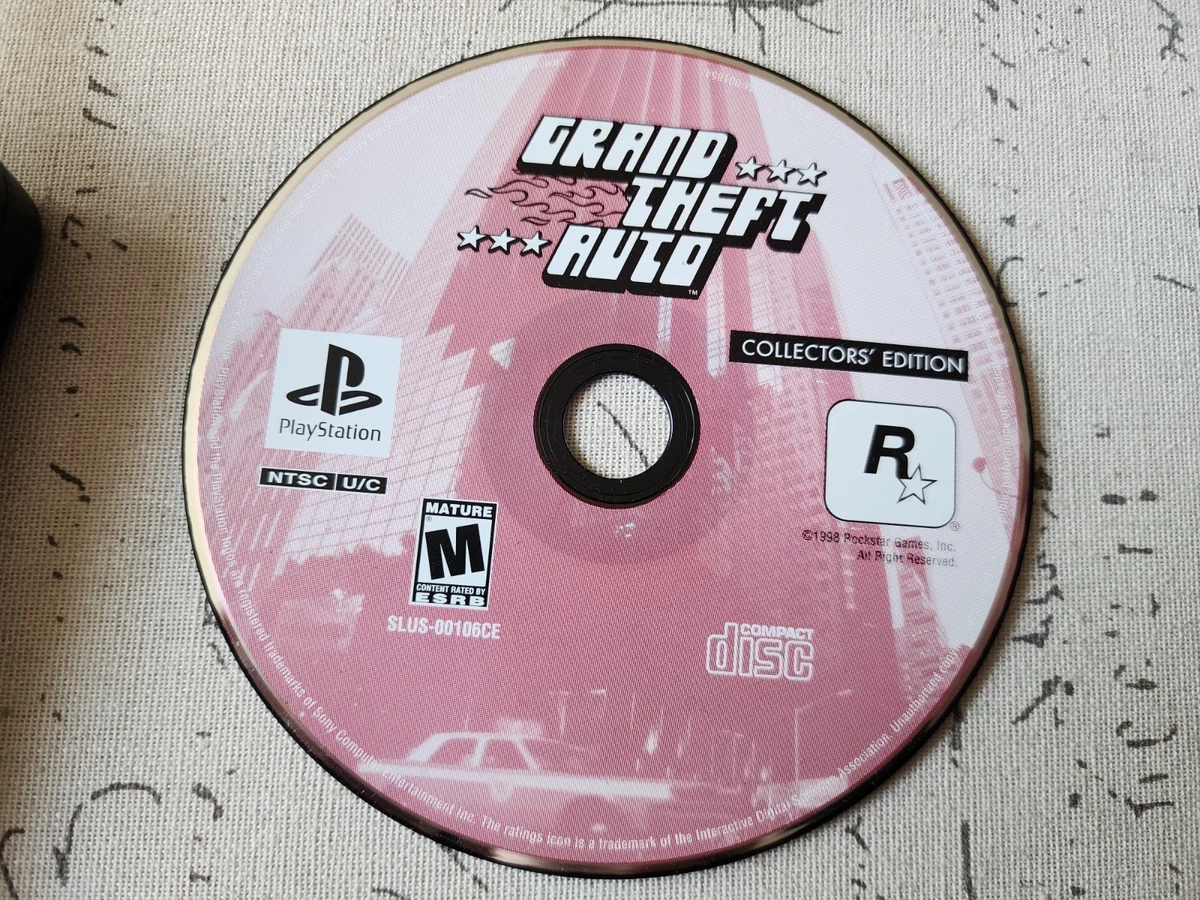 Jeu Grand Theft Auto (GTA) PS1 - Original Sony - Très Bon état