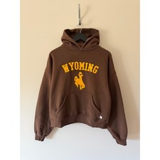 Akimbo Club Wyoming Hoodie - Size Small - Brown - Made in USA - NEW