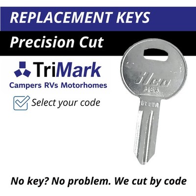 Trimark Keys Camper RV Motorhome Replacement Key Cut to your Code 1001-1240