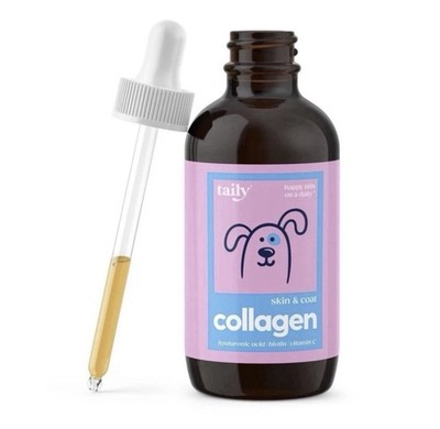 Skin and Coat Supplement for Dogs, Cats | Taily Liquid Collagen for Dogs - New