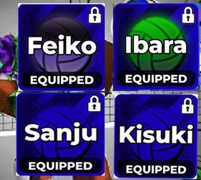VolleyBall Legends - FEIKO-IBARA-SANJU-KISUKI - Lv.15