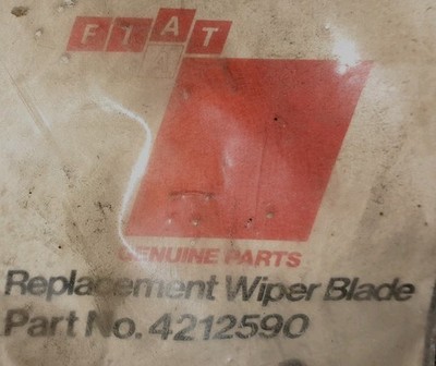 Fiat 128 Windscreen Wiper  Blades. One pair. Genuine Fiat main dealer Parts