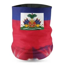 Haitian Flag Face Bandana