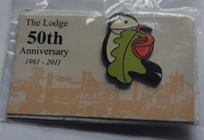Rspb Pin Badge The Lodge 50th Anniversary  1 Of 2 In The Set