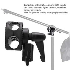 Photography Reflector Holder Single Wheel Turntable Universal Adapters Light