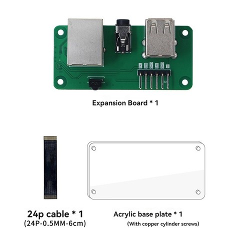 Für WalnutPi ZeroW-Erweiterungskarte, 100-M-Ethernet-Anschluss, 2 X USB 2.01879 - Afbeelding 2 van 8