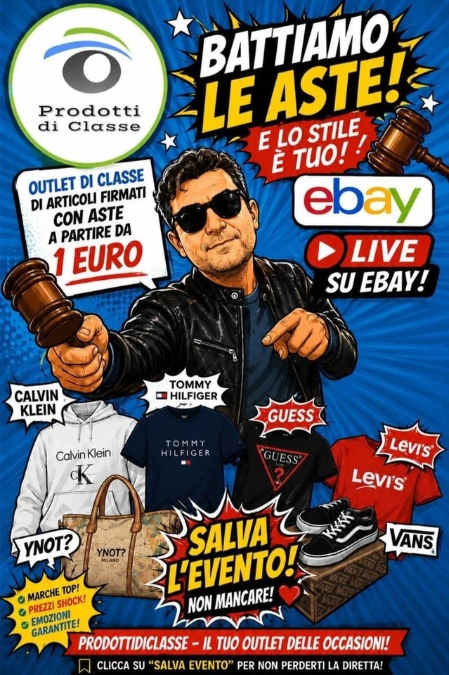 🔥 LIVE eBay Prodotti di Classe: Aste Firmate su scarpe firmate