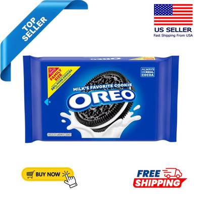 OREO Chocolate Sandwich Cookies, Family Size, 18.12 oz