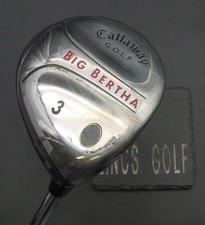 Callaway Big Bertha 3 Wood Stiff Steel Shaft Golf Pride Grip
