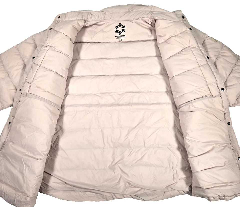 OBERMEYER Hombres Explorador Plumón Camisa Chaqueta Puffer Cemento 600 FP Adulto XL Abrigo Nuevo Foto 3 de 4