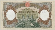 ITALIEN Banknote 5000 Lire 29.3.1961 ss+