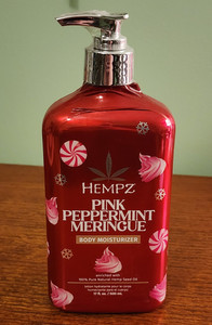 NEW + SEALED - Hempz Pink Peppermint Meringue Body Moisturizer, lotion, pump
