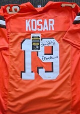 Bernie Kosar Cleveland Browns Signed Inscribed Jersey JSA