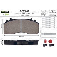 Bremsbelagsatz Scheibenbremse Valeo 882287