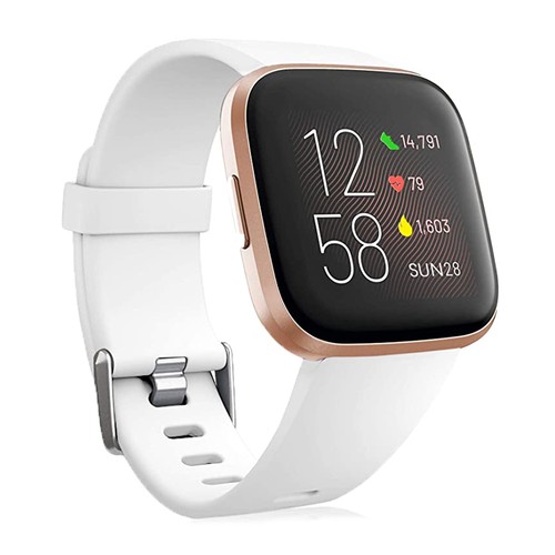 Band Watch Strap Silicone Replacement For Fitbit Versa 2 \ Versa \ Versa Lite - Picture 11 of 37