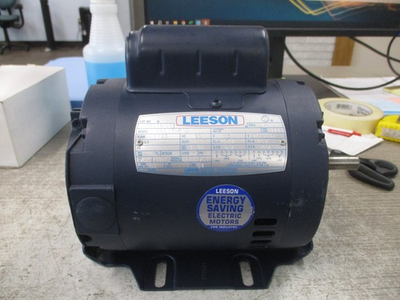 #ad #ad Leeson Motor A4C17DR1D 1800RPM 60Hz 115 208 230V 1 4HP 5.4 2.7A ENCL. DP FR. G48 $125.00