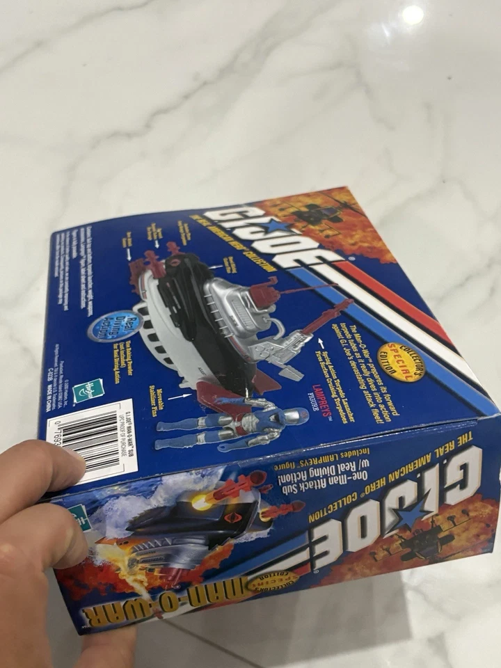 GI Joe Man-O-War Submarine Sub Cobra Lampreys The Real American Hero Hasbro 2000 - Imagem 2 de 4