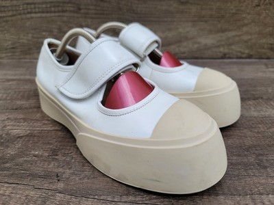 Marni Pablo Mary Jane Women's White Sneakers Size 38 US 8.