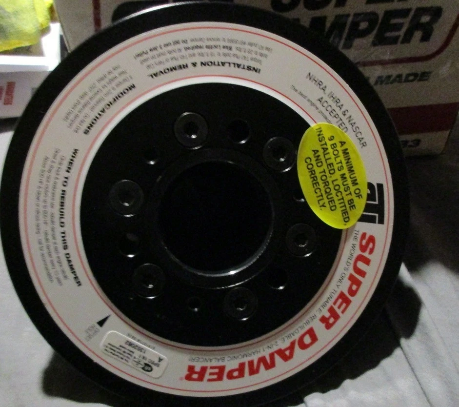 ATI 918644 SUPER DAMPER 99-13 GM Truck/SUV & 2010-15 Camaro 6 Rib WITHOUT AC - Image 2 of 4