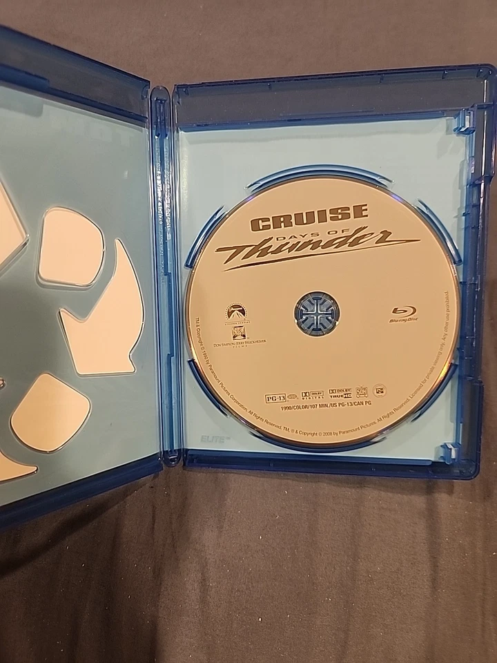 Days Of Thunder Bluray Movie Tom Cruise - Image 4 of 4