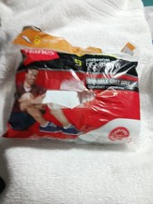 Hanes Mens 6 Pack No Show Socks Shoe Size 12 - 14 White Cushion Bottom Comfort