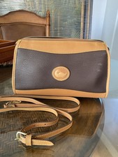 Vintage Dooney  Bourke Brown Pebble Leather Small Crossbody Bag -Excellent 