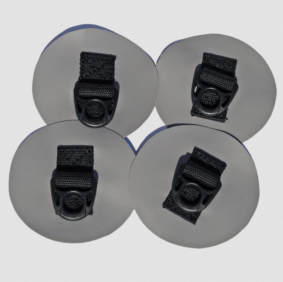 D-ring Kit, Grey (glue Not Included)