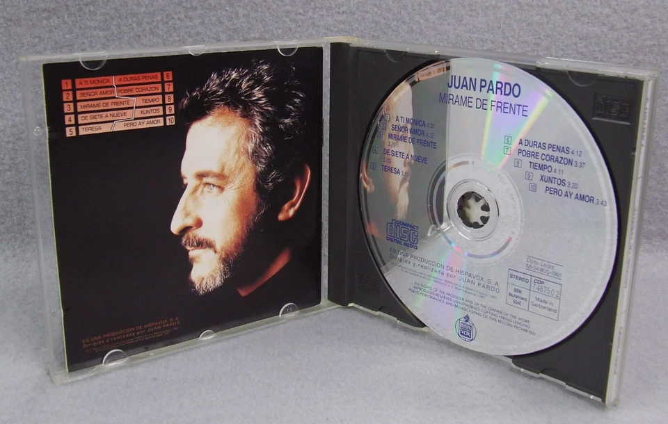 Juan Pardo - Mirame De Frente (CD, 1987 Hispavox) - Image 4 of 4