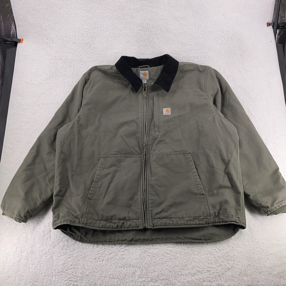 Carhartt FULL SWING ジャケット XL グレー Carhartt Full Swing Fleece Lined Jacket Mens 2XL Gray Quick